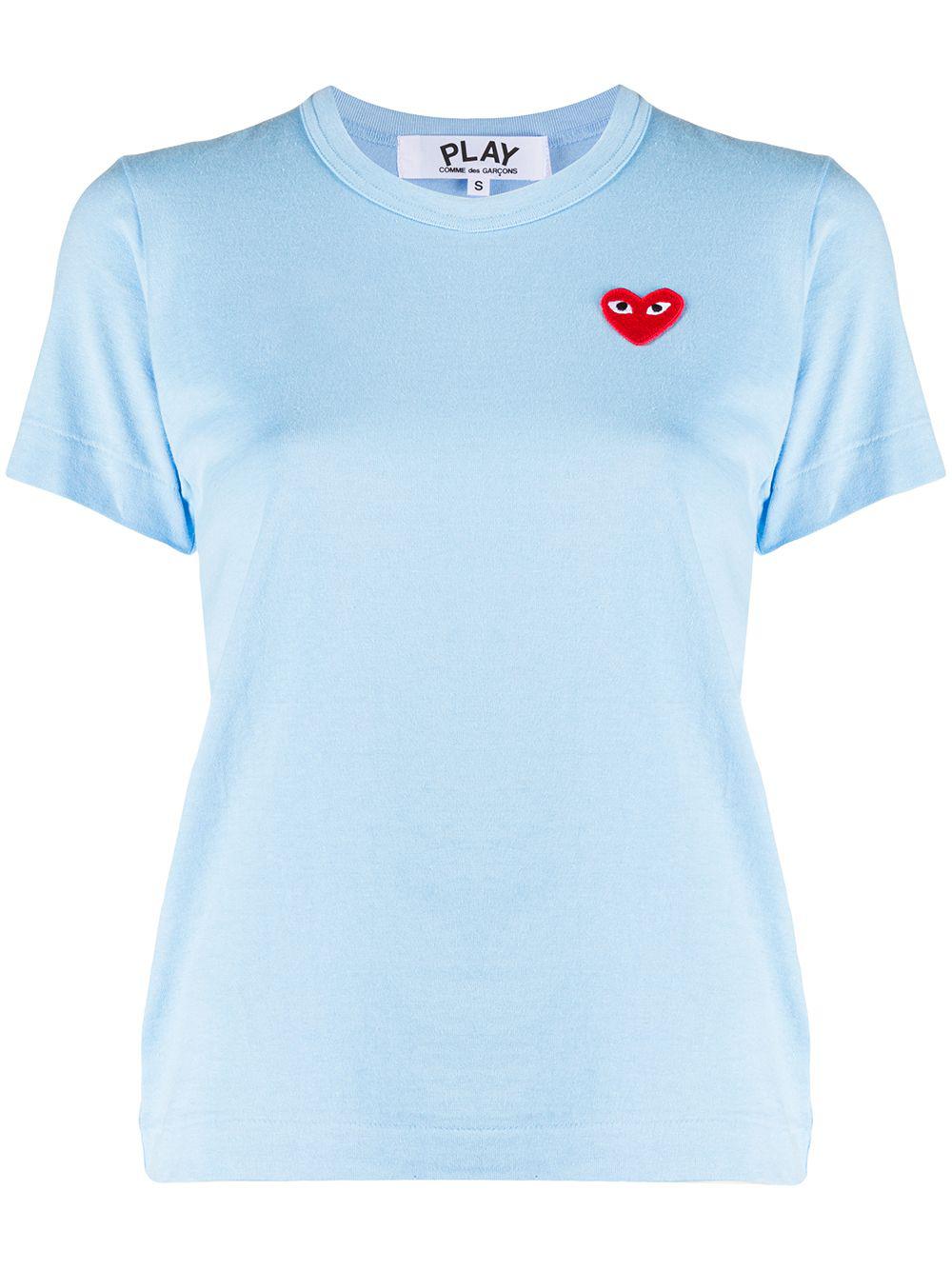 heart logo embroidered T-shirt by COMME DES GARCONS