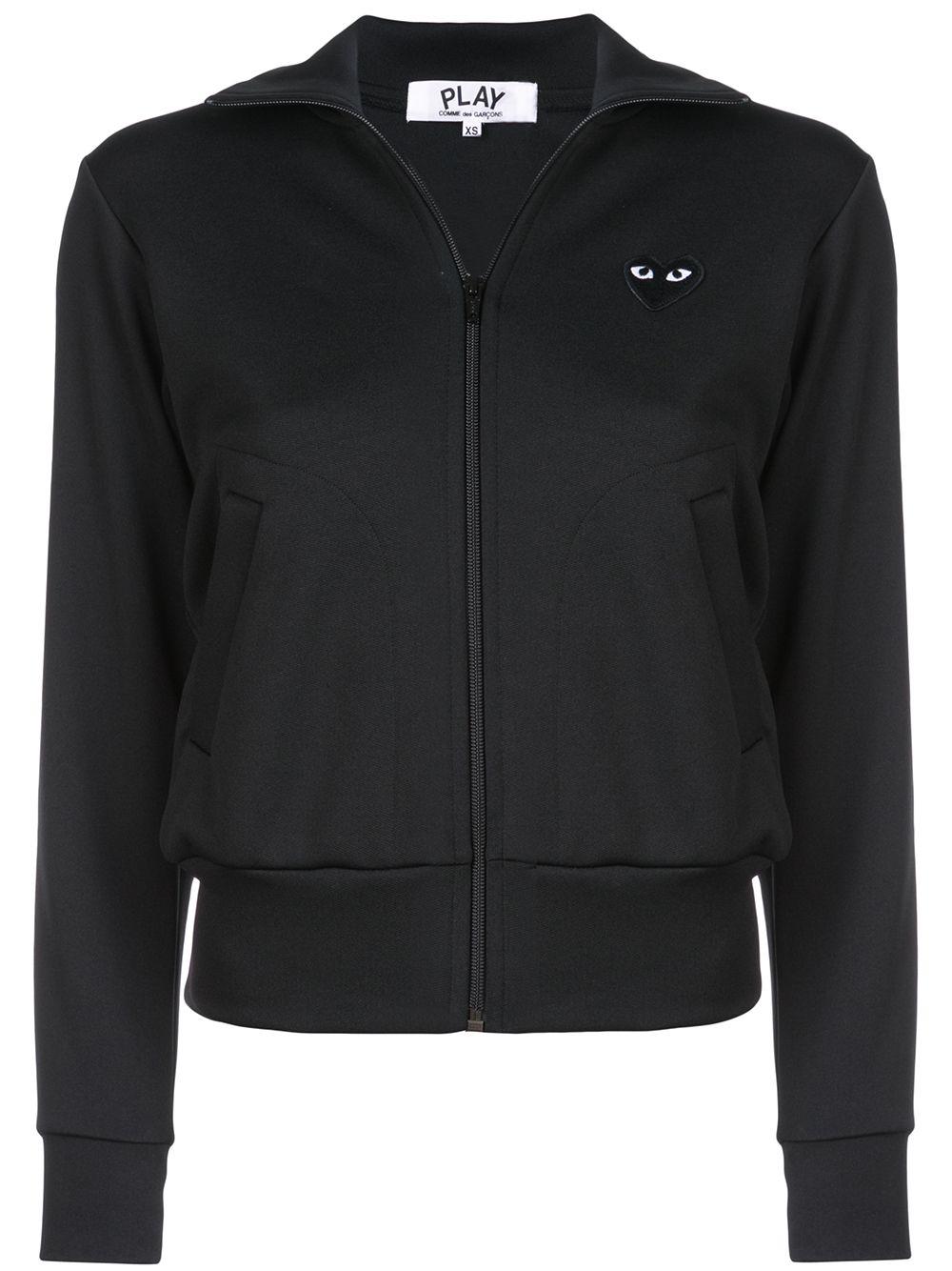 heart logo-patch track jacket by COMME DES GARCONS