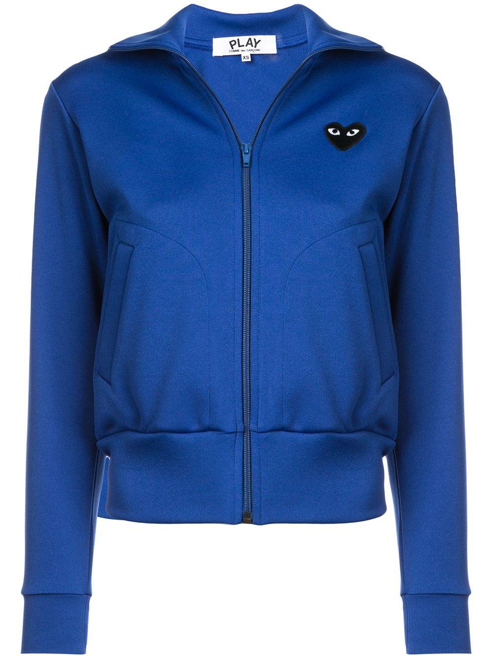 heart logo-patch track jacket by COMME DES GARCONS