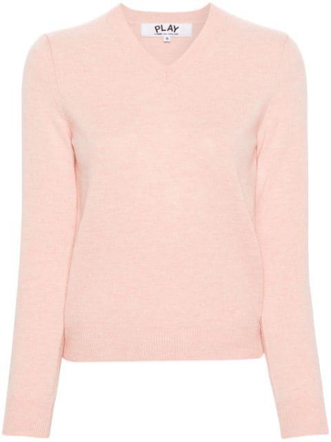 heart logo wool jumper by COMME DES GARCONS