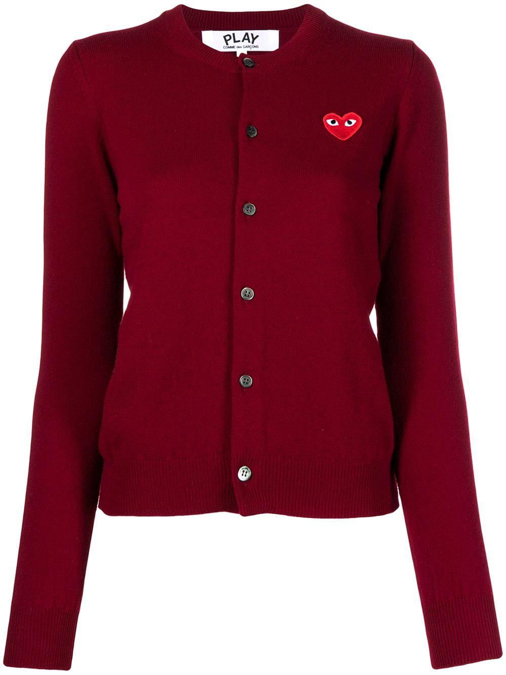 heart motif cardigan by COMME DES GARCONS