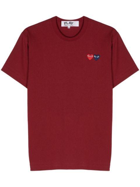 heart-patch T-shirt by COMME DES GARCONS