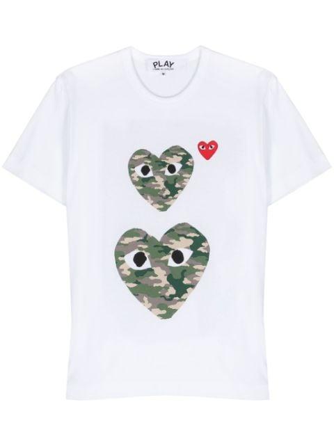 heart-patch T-shirt by COMME DES GARCONS