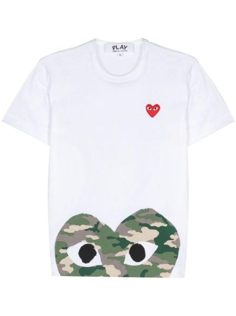 heart-patch T-shirt by COMME DES GARCONS
