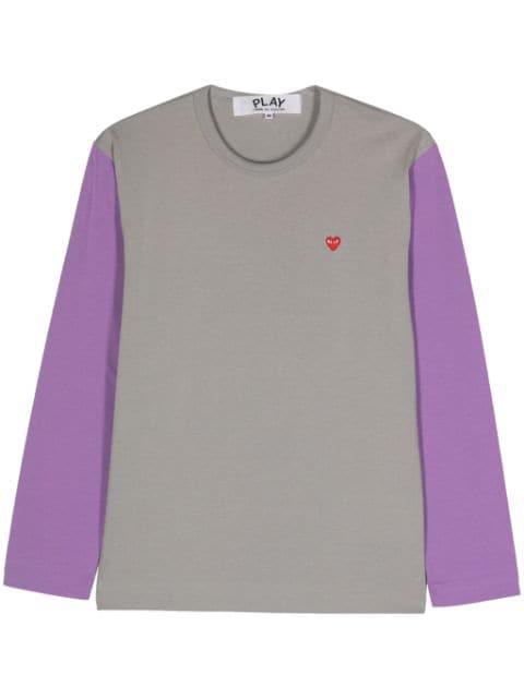 heart-patch T-shirt by COMME DES GARCONS