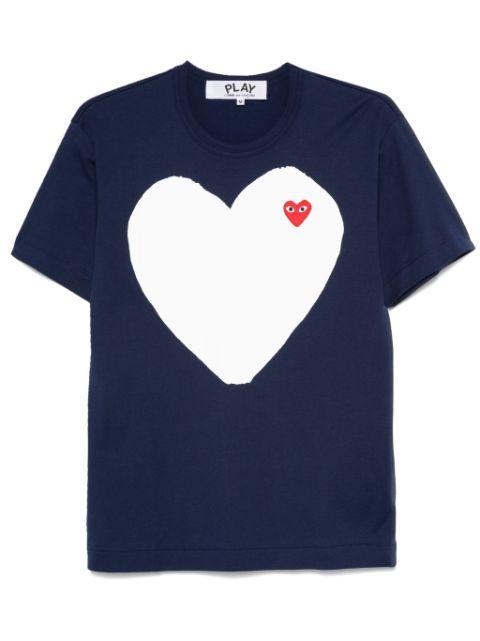 heart-patch T-shirt by COMME DES GARCONS