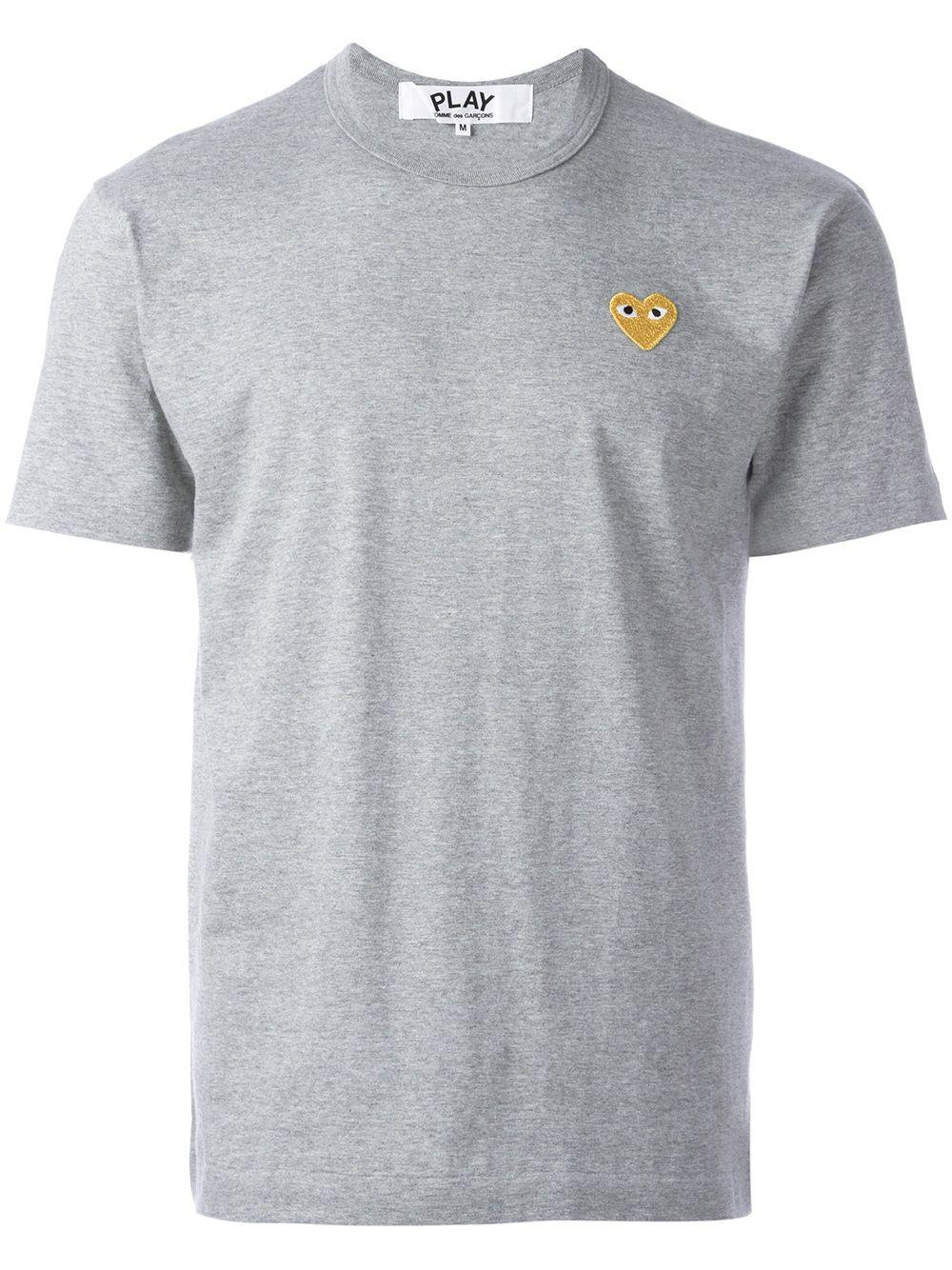heart-patch T-shirt by COMME DES GARCONS