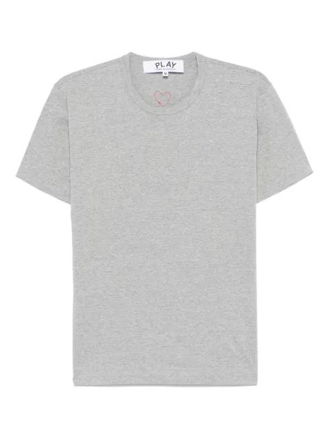 heart-patch T-shirt by COMME DES GARCONS