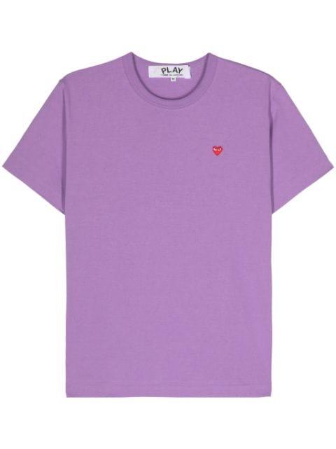 heart-patch T-shirt by COMME DES GARCONS