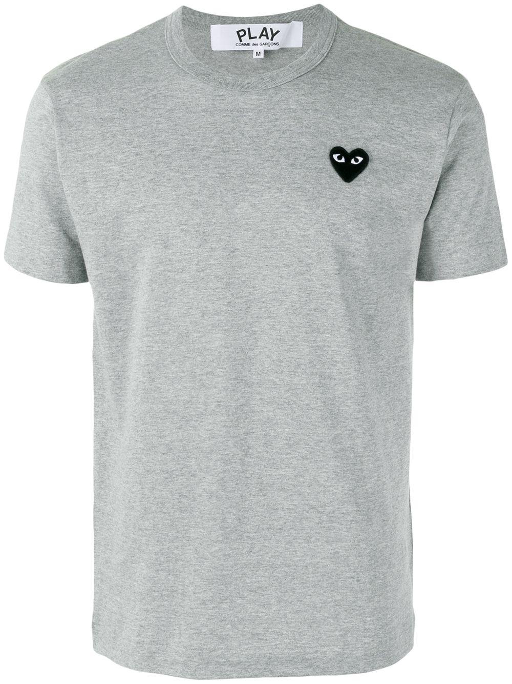 heart-patch cotton T-Shirt by COMME DES GARCONS