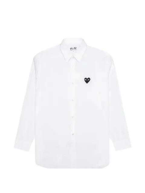 heart patch shirt by COMME DES GARCONS