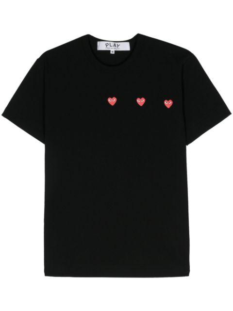 heart-print T-shirt by COMME DES GARCONS