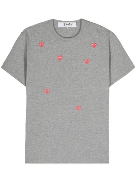 heart-print T-shirt by COMME DES GARCONS