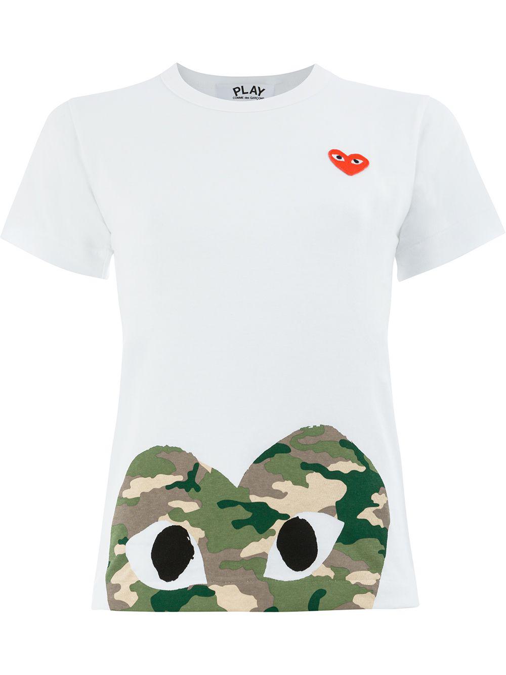 heart print T-shirt by COMME DES GARCONS
