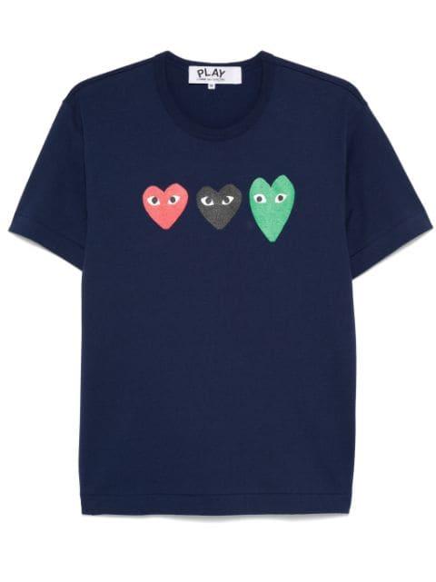 heart-print T-shirt by COMME DES GARCONS