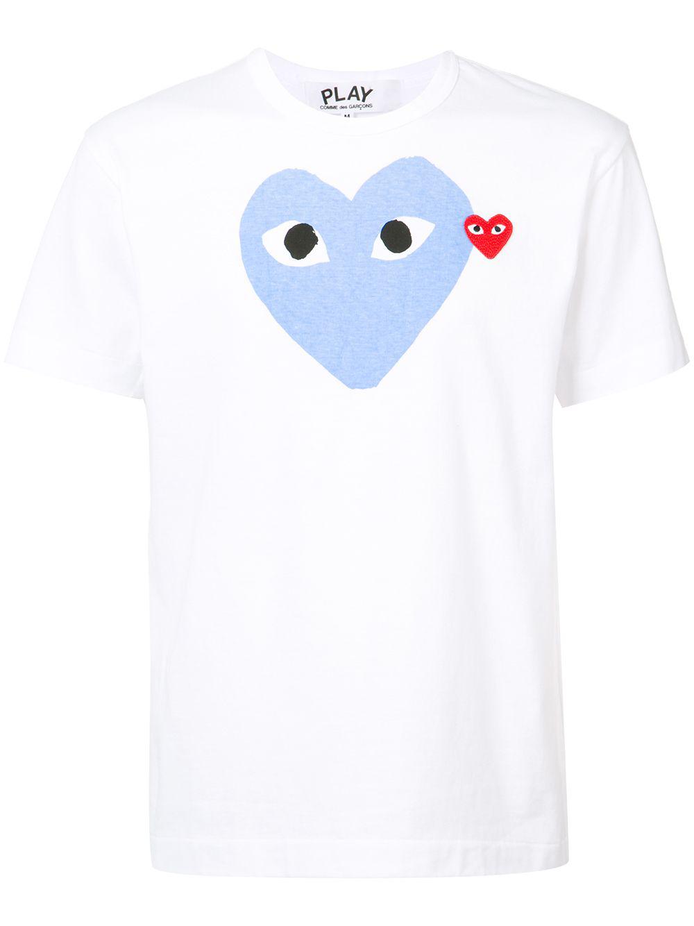 heart print T-shirt by COMME DES GARCONS