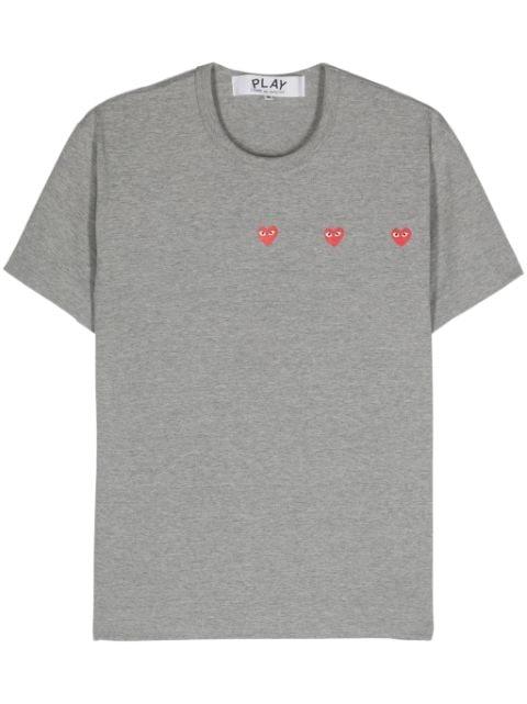 heart-print T-shirt by COMME DES GARCONS