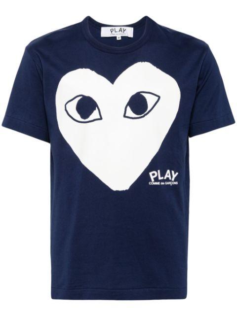 heart-printed T-shirt by COMME DES GARCONS
