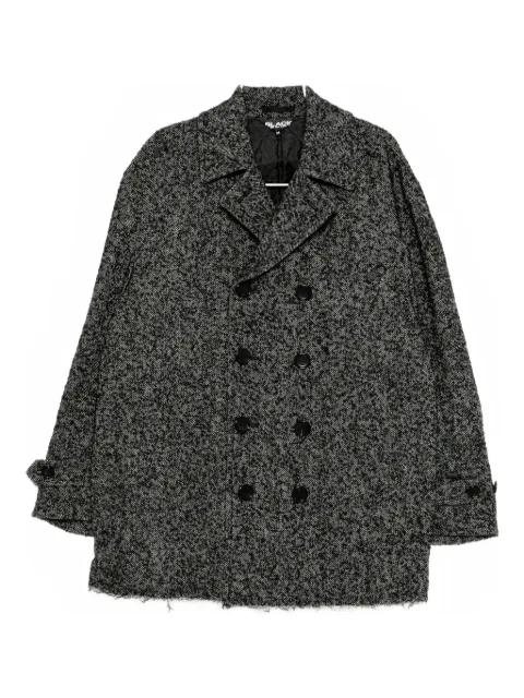 herringbone double-breasted coat by COMME DES GARCONS