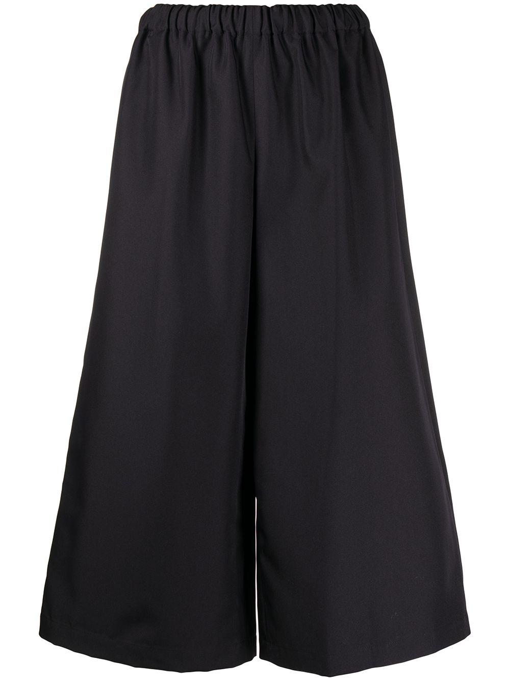 high-waisted cropped culottes by COMME DES GARCONS