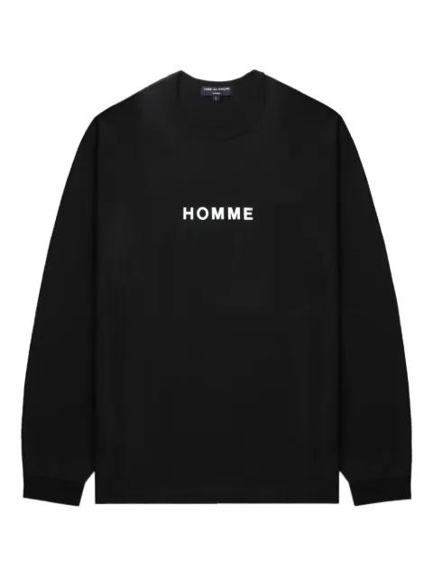 homme logo sweatshirt by COMME DES GARCONS