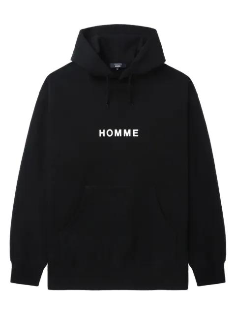 homme-print hoodie by COMME DES GARCONS