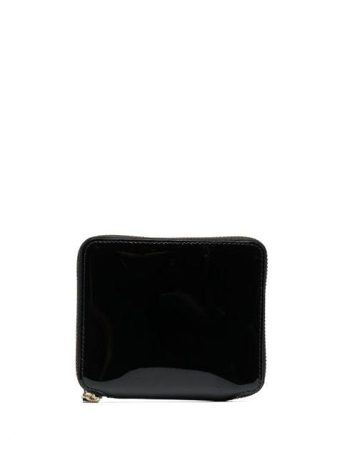 inside-printed patent-leather wallet by COMME DES GARCONS