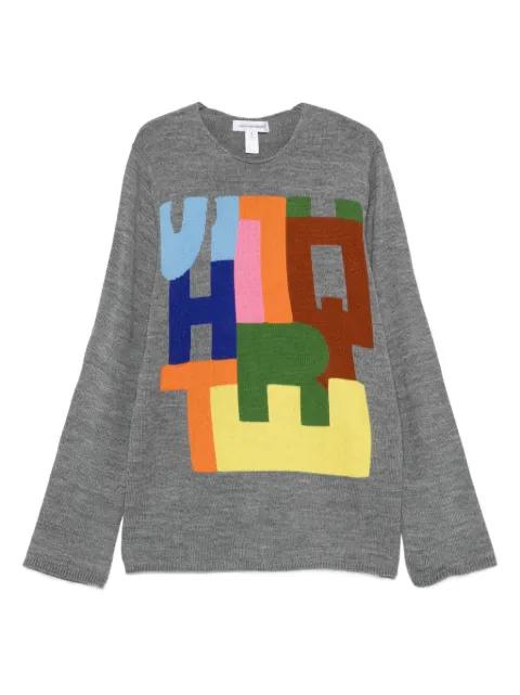 intarsia-knit sweater by COMME DES GARCONS