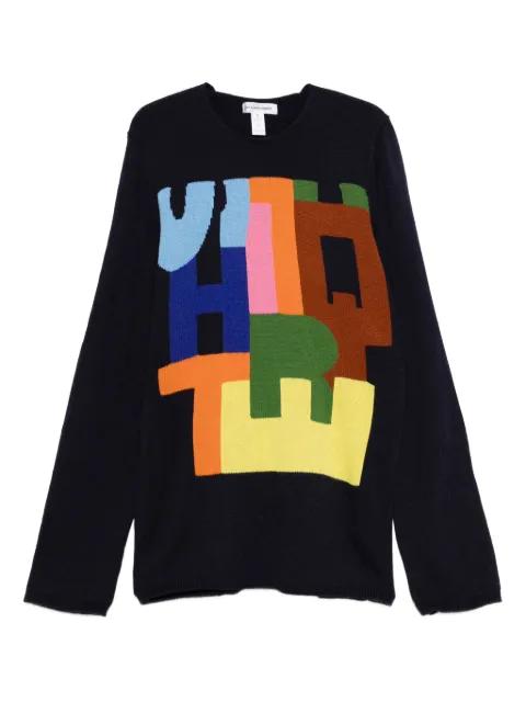 intarsia-knit sweater by COMME DES GARCONS