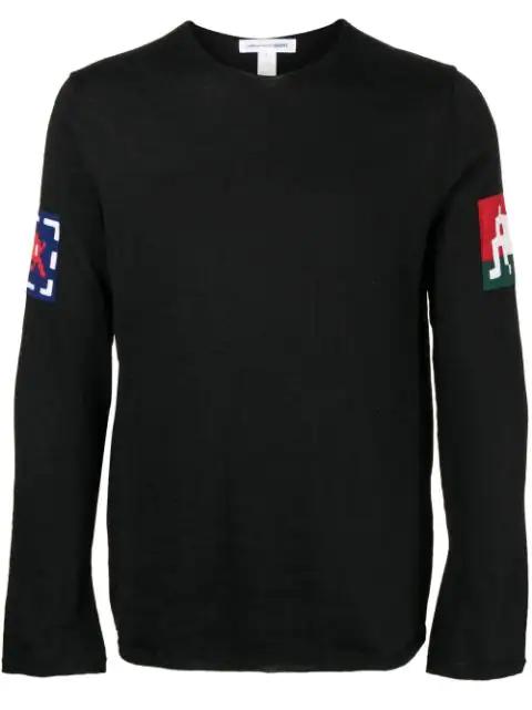 intarsia-knit sweater by COMME DES GARCONS