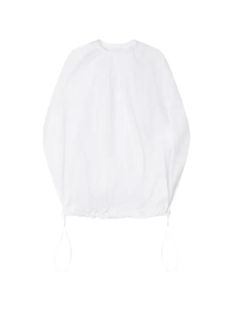 knot-detail drawstring blouse by COMME DES GARCONS