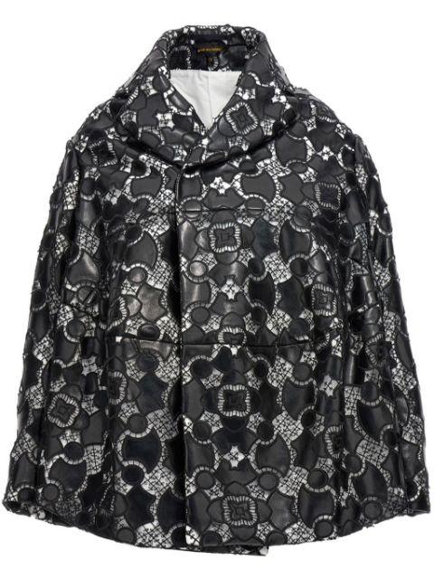 lace-appliqué jacket by COMME DES GARCONS