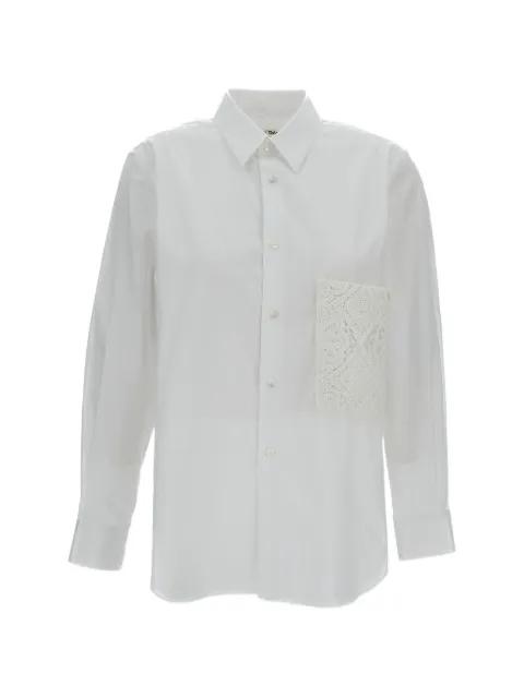 lace-detail shirt by COMME DES GARCONS