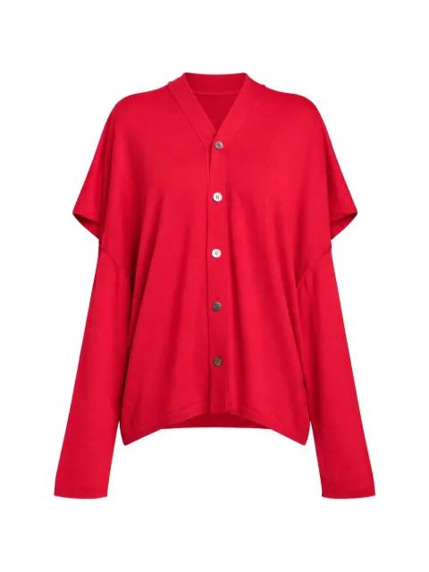layered-effect cardigan by COMME DES GARCONS