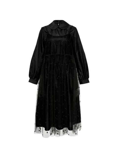 layered-effect dress set (set of two) by COMME DES GARCONS