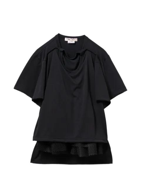 layered short-sleeve T-shirt by COMME DES GARCONS