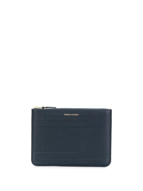 line-pattern wallet by COMME DES GARCONS
