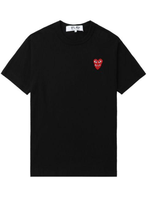 logo-appliqué cotton T-shirt by COMME DES GARCONS