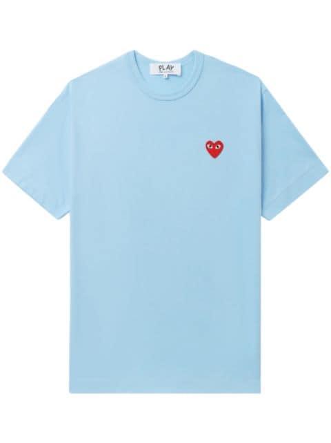 logo-appliqué cotton T-shirt by COMME DES GARCONS