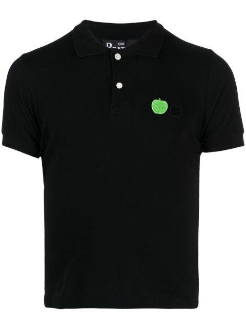 logo-appliqué cotton polo shirt by COMME DES GARCONS