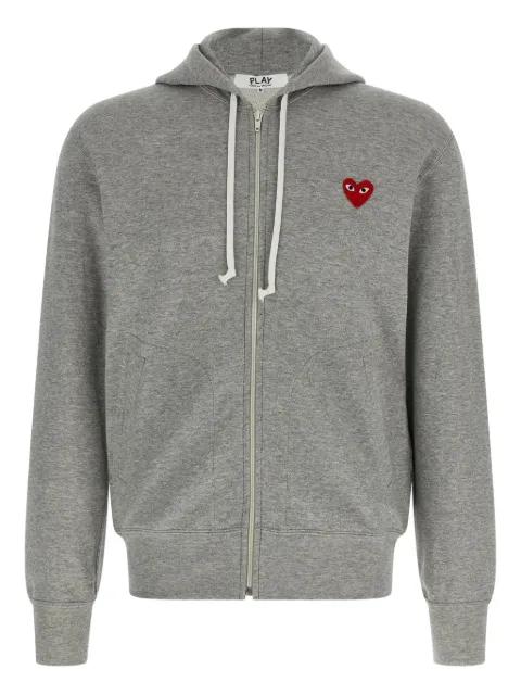 logo-detail zip hoodie by COMME DES GARCONS