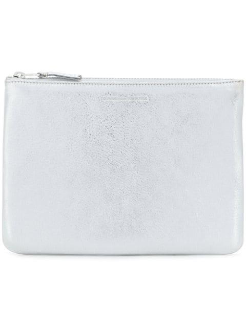 logo-embossed leather wallet by COMME DES GARCONS