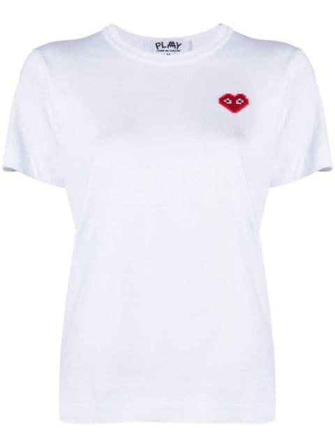 logo-embroidered T-shirt by COMME DES GARCONS