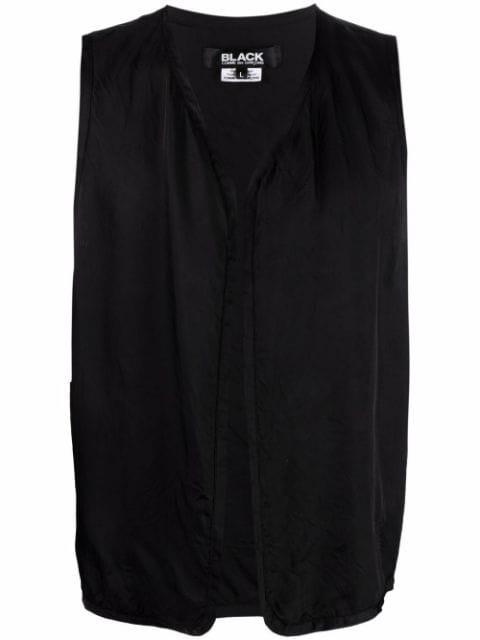 logo-embroidered gilet by COMME DES GARCONS