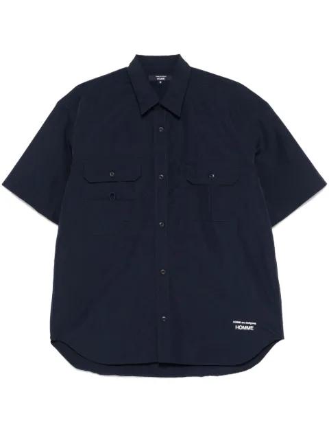 logo-embroidered shirt by COMME DES GARCONS