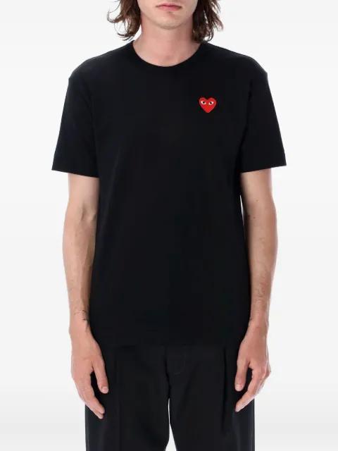 logo-embroidery T-shirt by COMME DES GARCONS