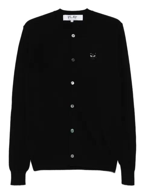 logo-patch cardigan by COMME DES GARCONS