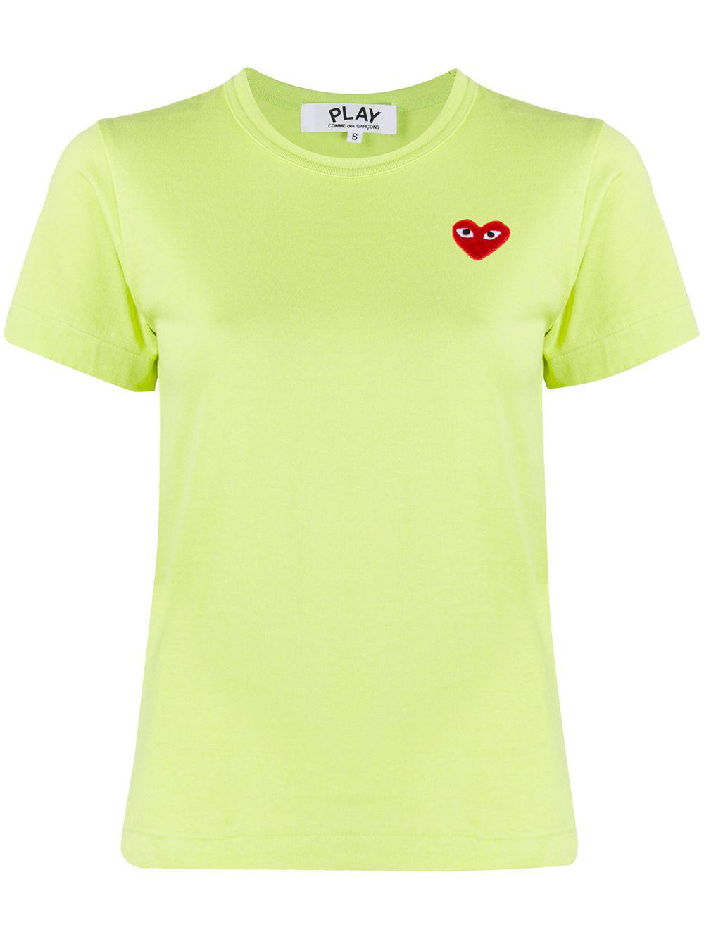 logo-patch crew neck T-shirt by COMME DES GARCONS