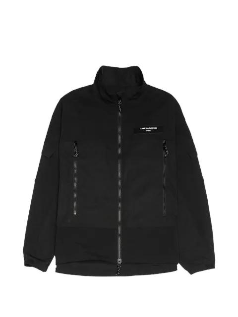 logo-patch panelled jacket by COMME DES GARCONS