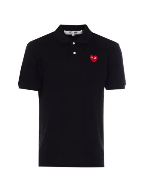 logo-patch polo shirt by COMME DES GARCONS
